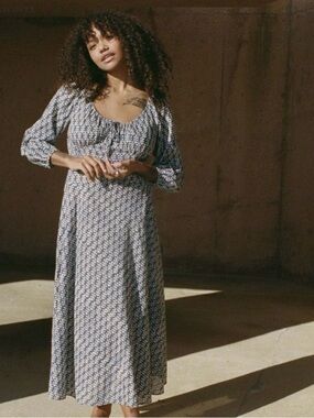 DOEN ORTENSIA DRESS IN SOLEDAD BLOOM